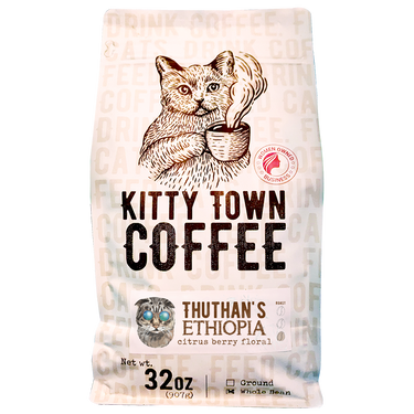 Thuthan's Ethiopia Sidamo: Light Roast Natural Process